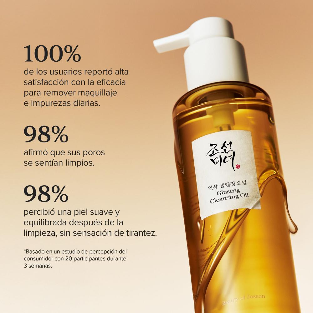 GINSENG CLEANSING OIL FOR GENTLE DAILY CLEANSING (ACEITE LIMPIADOR CON GINSENG)